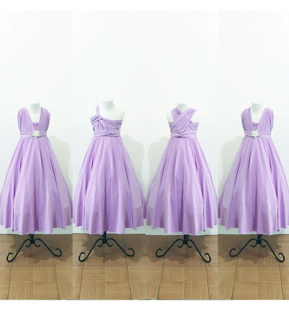 lavender infinity dress