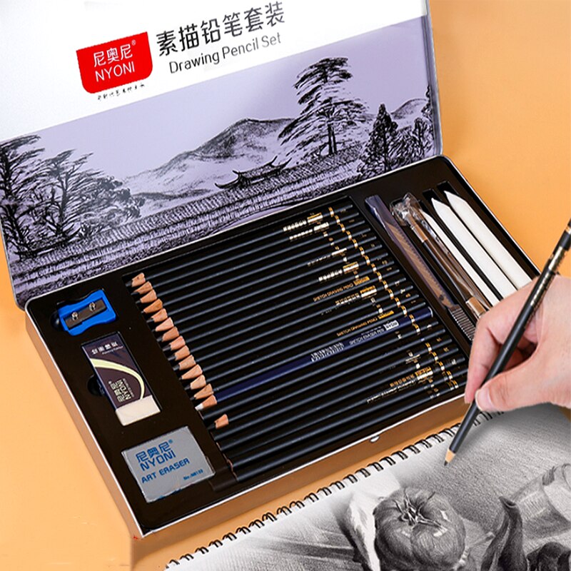 Brutfuner 48 Color Professional Oil Colored Pencils Soft Wood