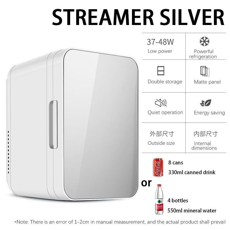 8L Mini Refrigerator Portable Cosmetic Refrigerator with freezer