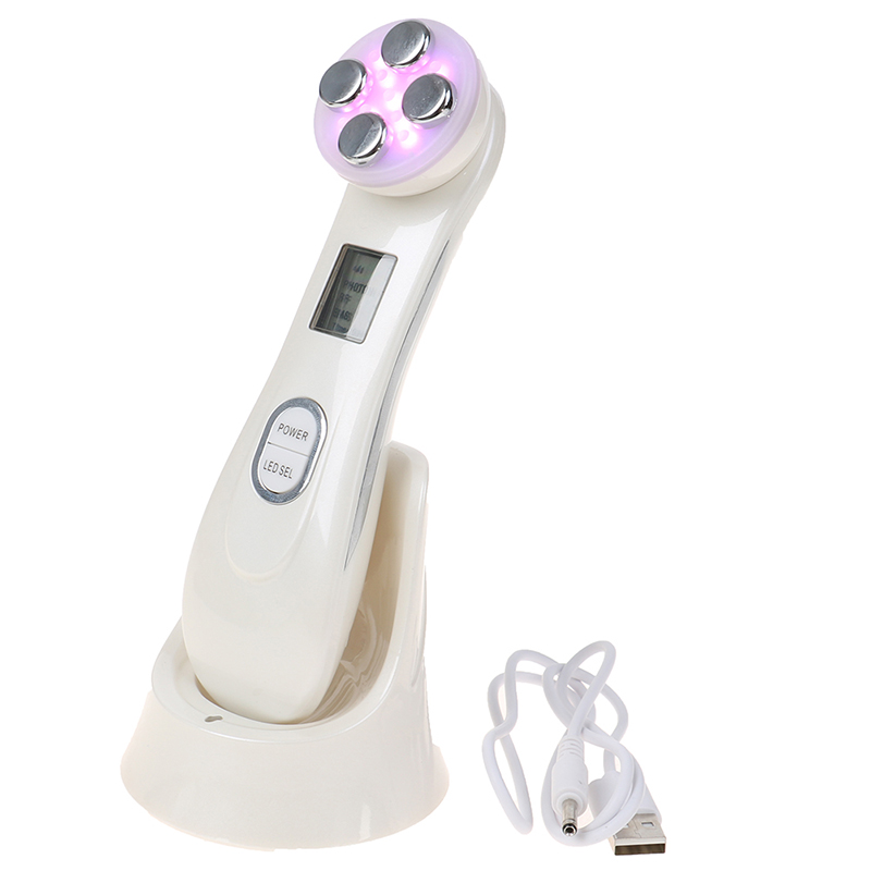 Gambar Health Beauty Wse EMS RF Skin Device LED Beauty Instrument Ultrasonic Face Massager Anti aging LCD