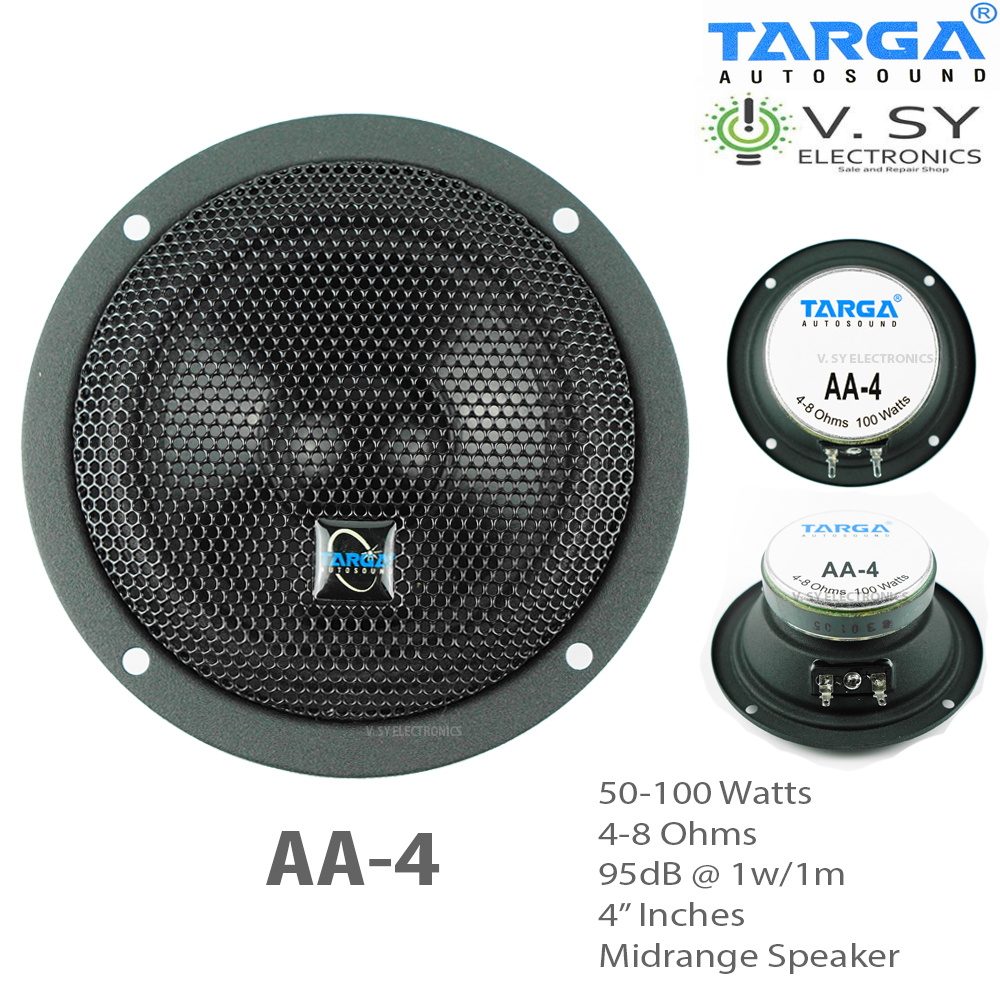 4 inch midrange speaker 8 ohm