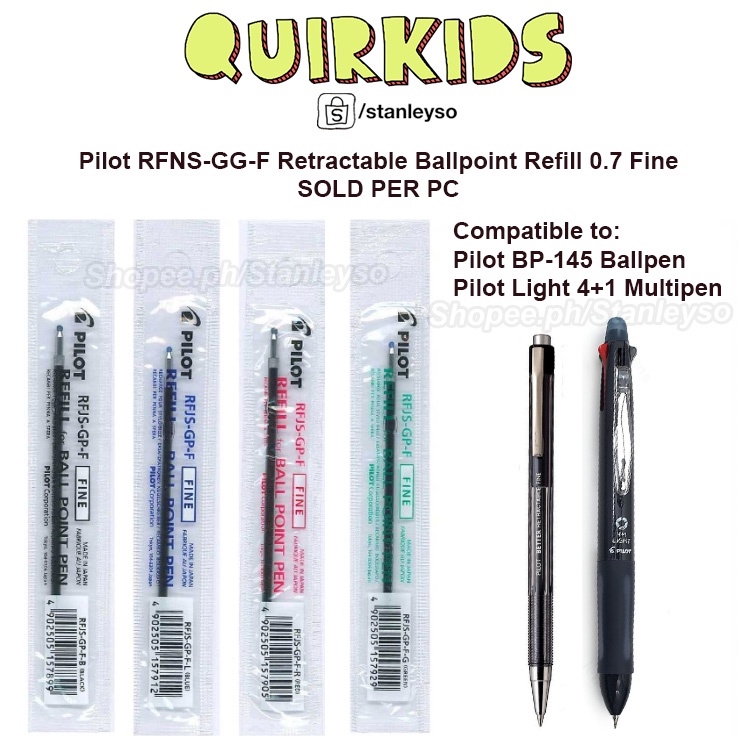 Pilot RFNS-GG-F Fine Ball Point Pen Refill