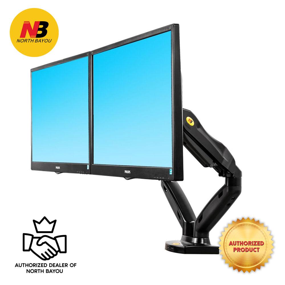 NB North Bayou Monitor Desk Mount Stand Full Motion Swivel Monitor Arm Gas Spring for 17-27 Computer Monitor from 4.4lbs to 14.3lbs 