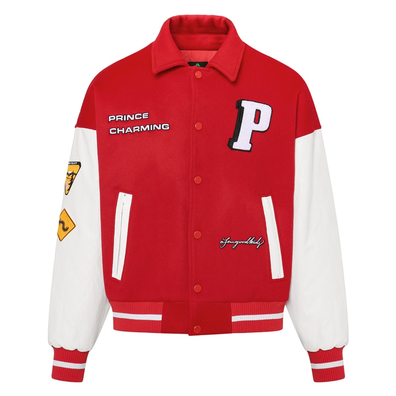 Red on sale jacket shirt