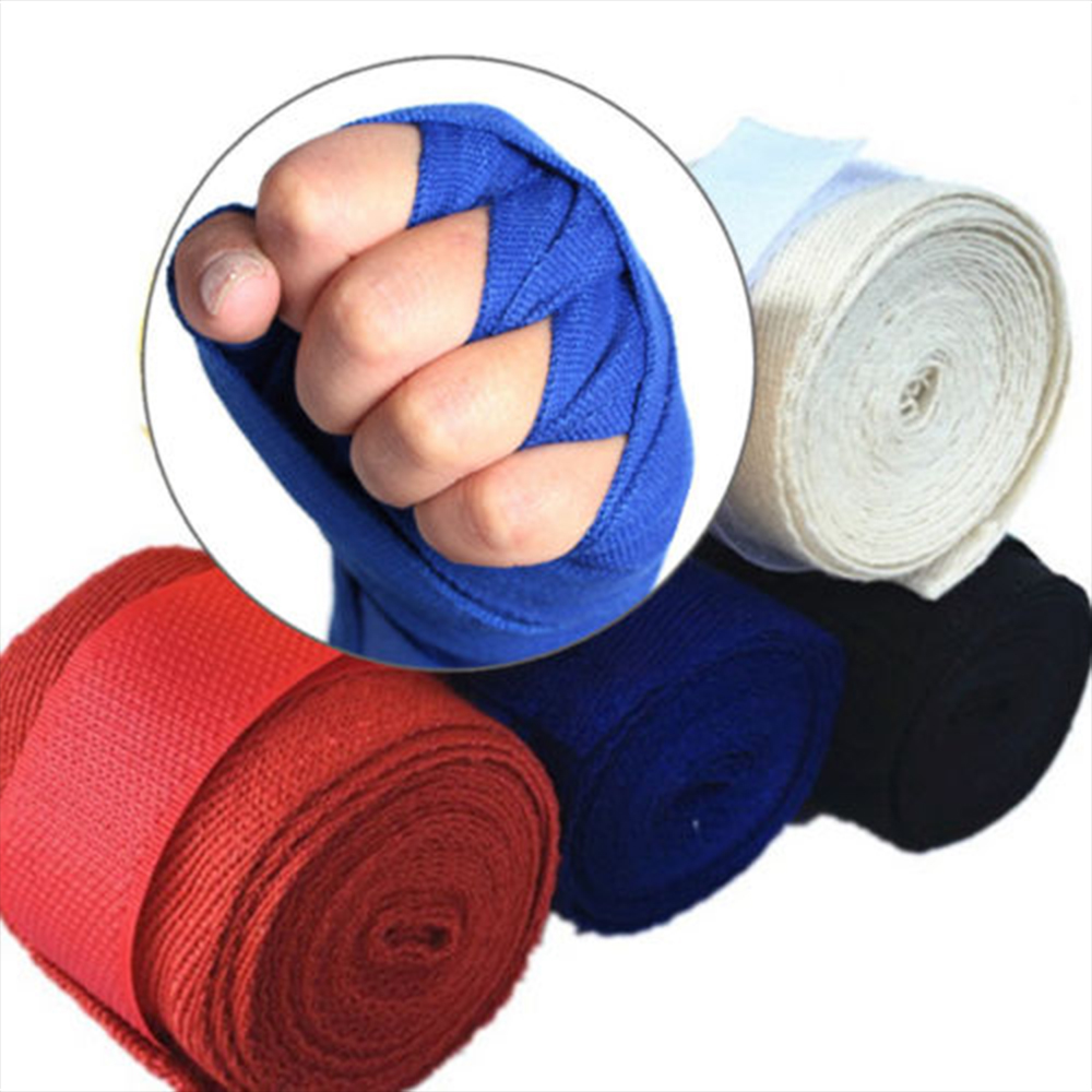 GUO Punching Thumb Loop Cotton Hook Fist Bandage Boxing Hand Wraps Glove Wrist Protector
