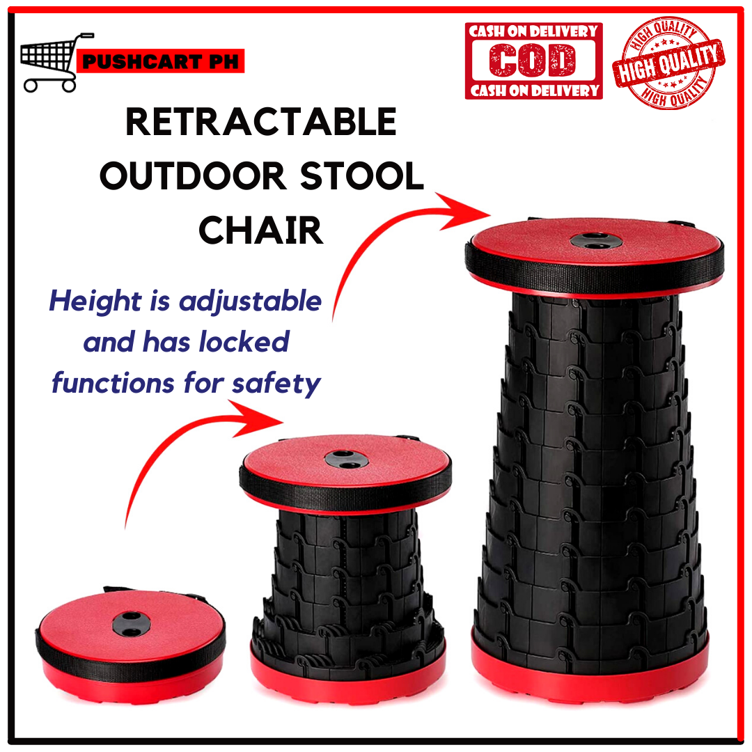 puschartph High Quality Outdoor Folding Stool Telescopic Stool