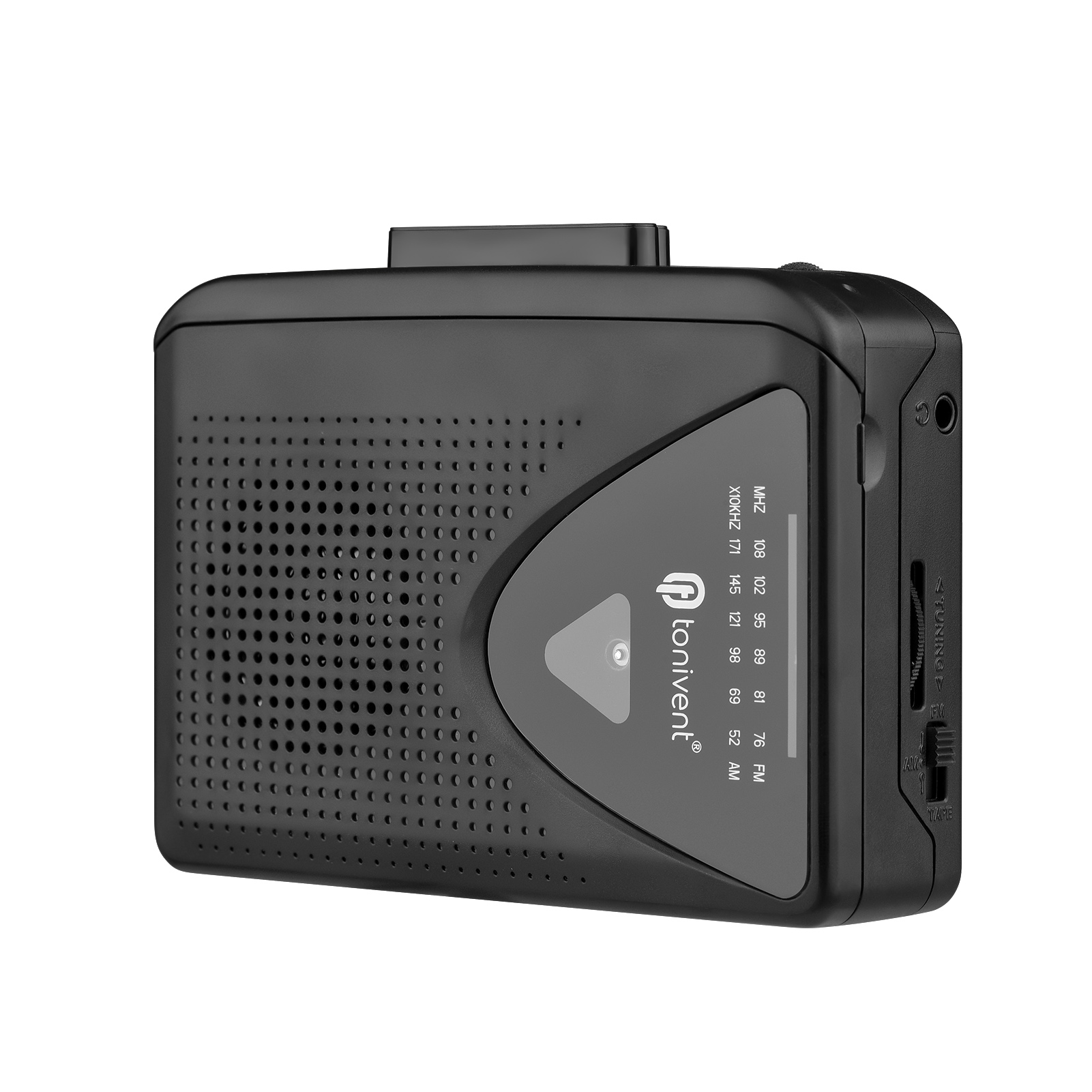 ammoonTONIVENT TON009 Cassette Player AM FM Radio Auto Reverse Auto Stop
