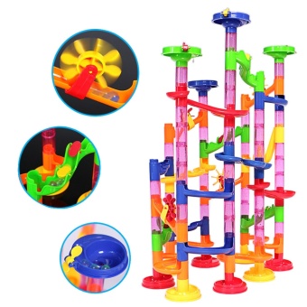 105Pcs Kids DIY Marble Run Railway Toys Set Building Blocks ToysEarly Education Accessories For Over 5 Years Old Children - Intl June 2018 - 5 105Pcs Kids DIY Marble Run Railway Toys Set Building Blocks ToysEarly Education Accessories for over 5 years old Children - intl - 5
