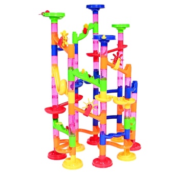 105Pcs Kids DIY Marble Run Railway Toys Set Building Blocks ToysEarly Education Accessories For Over 5 Years Old Children - Intl June 2018 - 2 105Pcs Kids DIY Marble Run Railway Toys Set Building Blocks ToysEarly Education Accessories for over 5 years old Children - intl - 2