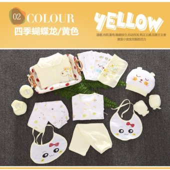 18pcs/set Newborn Babies Cotton Clothing Baby Boys Girls PrintSuits Toddlers Clothes + Accessories - Intl June 2018 - 2 18pcs/set Newborn Babies Cotton Clothing Baby Boys Girls PrintSuits Toddlers Clothes + Accessories - intl - 2