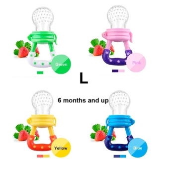2 Pcs (L:6 Months And Up) Baby Fruits Feeding Food PacifierSilicone Kids Juice Feeding Teethers Nipple - Intl June 2018 - 4 2 Pcs (L:6 Months and Up) Baby Fruits Feeding Food PacifierSilicone Kids Juice Feeding Teethers Nipple - intl - 4