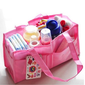 2017 Practical Pregnant Woman Handbag Portable Packet Baby Diapersdiaper Change Bag Milk Bottle Locker Inner Container Blue Pink -intl July 2018 - 3 2017 practical pregnant woman handbag portable packet baby diapersdiaper change bag milk bottle locker inner container blue pink -intl - 3