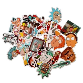 36Pcs/Lot Rick And Morty Funny Sticker Decal For Car SuitcaseLaptop Notebook Car Fridge Surf Vinyl Decal Stickers Decoration -intl June 2018 - 5 36Pcs/Lot Rick and Morty Funny Sticker Decal for Car SuitcaseLaptop Notebook Car Fridge Surf Vinyl Decal Stickers Decoration -intl - 5