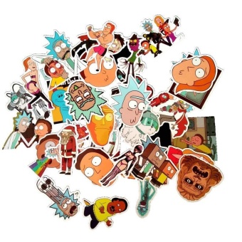36Pcs/Lot Rick And Morty Funny Sticker Decal For Car SuitcaseLaptop Notebook Car Fridge Surf Vinyl Decal Stickers Decoration -intl June 2018 - 4 36Pcs/Lot Rick and Morty Funny Sticker Decal for Car SuitcaseLaptop Notebook Car Fridge Surf Vinyl Decal Stickers Decoration -intl - 4