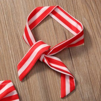 3PCS Summer Kid Girls Clothing Set Baby Bikini Stripe SwimsuitSwimwear Swimming Clothes Beachwear - Red - Intl June 2018 - 5 3PCS Summer Kid Girls Clothing Set Baby Bikini Stripe SwimsuitSwimwear Swimming Clothes Beachwear - Red - intl - 5