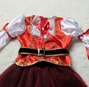 4PCS/Set Dress+Belt+Hat+Skirt Kids Party Cosplay Dress Up PirateHalloween Costumes For Girls (L Size Height 115-125CM) - Intl June 2018 - 4 4PCS/Set Dress+Belt+Hat+Skirt Kids Party Cosplay Dress Up PirateHalloween Costumes for Girls (L Size Height 115-125CM) - intl - 4