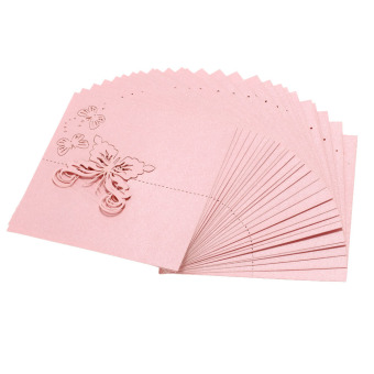 50pcs Mariage Wedding Cards Wedding Invitaions Decoration Lasercutting Invitation Place Wedding Name Cards Party Supplies,Pink -intl June 2018 - 3 50pcs mariage wedding cards Wedding invitaions Decoration lasercutting invitation place wedding name cards party supplies,Pink -intl - 3