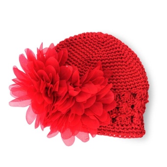 AC Hot Sale Sweet Cute Crochet Flower Beanie Hat Cap Newborn BabyToddlers Girls - Intl June 2018 - 4 AC Hot Sale Sweet Cute Crochet Flower Beanie Hat Cap Newborn BabyToddlers Girls - intl - 4