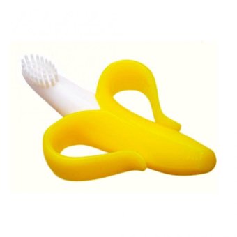 Asenso Baby Banana Infant Training Toothbrush And Teether (Yellow) July 2018 - 2 Asenso Baby Banana Infant Training Toothbrush and Teether (Yellow) - 2