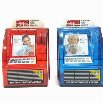 ATM Money Coin Bank Saving Box Machine (Red) July 2018 - 3 ATM Money Coin Bank Saving Box Machine (Red) - 3