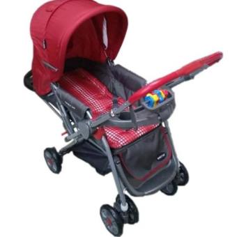 Baby 1st CD-S036B Stroller W/ Toy And Reversable Handle (Red) June 2018 - 2 Baby 1st CD-S036B Stroller w/ Toy and Reversable Handle (Red) - 2