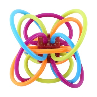 Baby Ball Rattles Play Toy Safe Multifunction Teether (New Red Ball) - Intl July 2018 - 3 Baby Ball Rattles Play Toy Safe Multifunction Teether (New Red Ball) - intl - 3