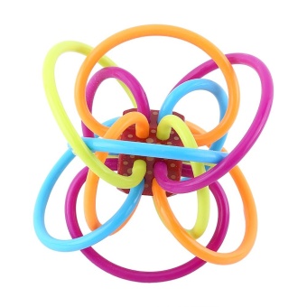 Baby Ball Rattles Play Toy Safe Multifunction Teether (New Red Ball) - Intl July 2018 - 2 Baby Ball Rattles Play Toy Safe Multifunction Teether (New Red Ball) - intl - 2