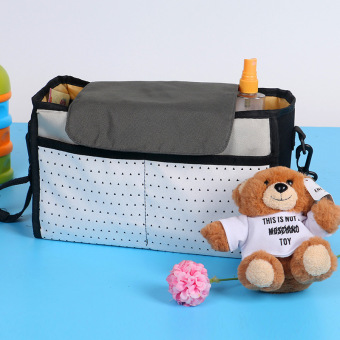 Baby Car Portable Hanging Bag Stroller Baby Bag(Black) - Intl July 2018 - 3 Baby car Portable hanging bag stroller Baby Bag(Black) - intl - 3