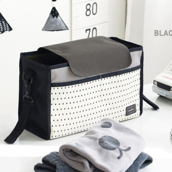 Baby Car Portable Hanging Bag Stroller Baby Bag(Black) - Intl July 2018 - 4 Baby car Portable hanging bag stroller Baby Bag(Black) - intl - 4