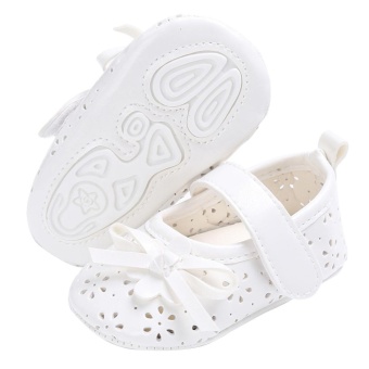 Baby Girl Flat Shoes PU Hollow Newborn Infant Girls AntiskidPrincess Shoes(White)-13CM - Intl June 2018 - 5 Baby Girl Flat Shoes PU Hollow Newborn Infant Girls AntiskidPrincess Shoes(White)-13CM - intl - 5