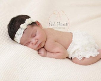 Baby Girls Lace Elastic Hair Band Hair Accessories Little PrincessHair Ornaments Rhinestones Decorations - White - Intl June 2018 - 2 Baby Girls Lace Elastic Hair Band Hair Accessories Little PrincessHair Ornaments Rhinestones Decorations - White - intl - 2