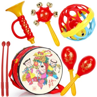 Baby rattle music drum