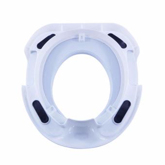 Baby Soft Potty Seat Toilet Reducer With Handle Kids Training Adapter Children Chicco Toilet Training Seat(White) June 2018 - 4 Baby soft potty seat toilet reducer with handle kids training adapter children Chicco toilet training seat(White) - 4