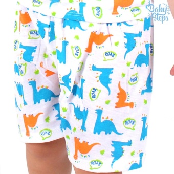 Baby Steps Basic Wear Jurassic Baby Boy Terno Clothing Sets (LightBlue) June 2018 - 3 Baby Steps Basic Wear Jurassic Baby Boy Terno Clothing Sets (LightBlue) - 3