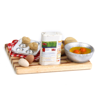 BolehDeals 1/12 Dollhouse Miniature Kitchen Food Eggs Milk Bread OnBoard 1 Set July 2018 - 4 BolehDeals 1/12 Dollhouse Miniature Kitchen Food Eggs Milk Bread onBoard 1 Set - 4