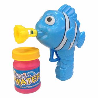 Bubble Fish Gun Shooter Soap Bubble Blower Kids Child Toys - Blue June 2018 - 2 Bubble Fish Gun Shooter Soap Bubble Blower Kids Child Toys - Blue - 2