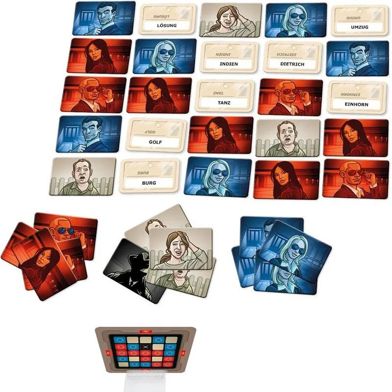 Codenames game cards