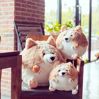 Corgi Dog Pillow Stuffed With Stuffed Toys Birthday Present Plush Soft Toy 20CM - Intl June 2018 - 3 Corgi Dog Pillow Stuffed with Stuffed Toys Birthday Present Plush Soft Toy 20CM - intl - 3