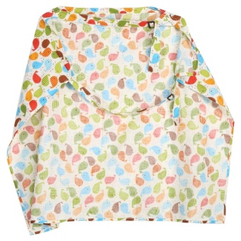 Cotton Women Mother Breastfeeding Cover Baby Infant Feeding Nursing Apron Cloth #Green Birds - Intl June 2018 - 3 Cotton Women Mother Breastfeeding Cover Baby Infant Feeding Nursing Apron Cloth #Green Birds - intl - 3
