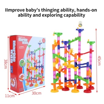 DIY Construction Marble Race Run Maze Balls Track Building BabyGift Educational Toy - Intl June 2018 - 5 DIY Construction Marble Race Run Maze Balls Track Building BabyGift Educational Toy - intl - 5