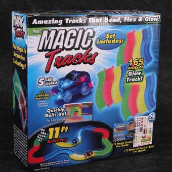DIY Magic Tracks With Glowing Race Car For Kids(165tracks- 2cars) June 2018 - 3 DIY Magic Tracks with Glowing Race Car for Kids(165tracks- 2cars) - 3