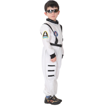 EOZY Kids Astronaut Costume Child Profession Cosplay Outfit Boys Fantasia Halloween Fancy Dress -M (White) June 2018 - 5 EOZY Kids Astronaut Costume Child Profession Cosplay Outfit Boys Fantasia Halloween Fancy Dress -M (White) - 5