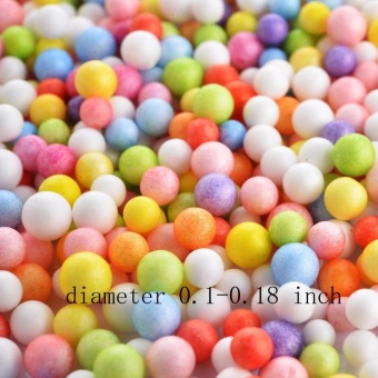 Foam Balls For Slime - Colorful Styrofoam Balls Beads Mini 2.5-3.5MM(30000 Pcs)- Decorative Ball Arts DIY Crafts Supplies For Homemade Slime, Kid's Craft, Wedding And Party Decoration - Intl June 2018 - 2 Foam Balls for Slime - Colorful Styrofoam Balls Beads Mini 2.5-3.5MM(30000 pcs)- Decorative Ball Arts DIY Crafts Supplies For Homemade Slime, Kid's Craft, Wedding and Party Decoration - intl - 2