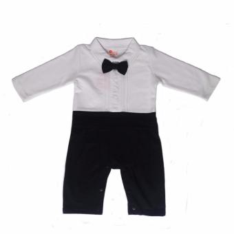 Gentlemen Suit Romper With Coat (Black) For Baby 18 To 24 MonthsOld June 2018 - 2 Gentlemen Suit Romper with Coat (Black) For Baby 18 to 24 MonthsOld - 2