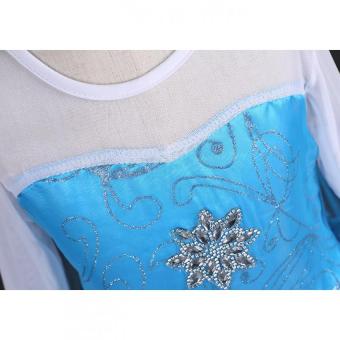Girls Princess Dress With Crown For Children Girls Birthday Party Dress June 2018 - 4 Girls Princess Dress with crown for Children Girls Birthday party dress - 4