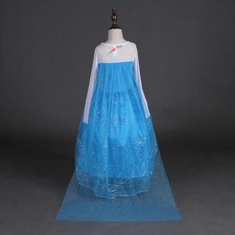 Girls Princess Dress With Crown For Children Girls Birthday Party Dress June 2018 - 3 Girls Princess Dress with crown for Children Girls Birthday party dress - 3