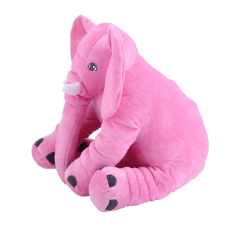 GOOD Stuffed Animal Cushion Kids Baby Sleeping Soft Pillow Toy Cute Elephant Cotton Pink 28x33cm - Intl June 2018 - 3 GOOD Stuffed Animal Cushion Kids Baby Sleeping Soft Pillow Toy Cute Elephant Cotton pink 28x33cm - intl - 3