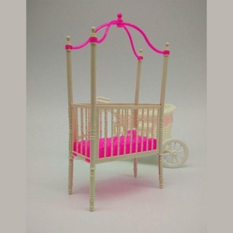 Great Fun Sweet Crib For Barbie Girls Doll Furniture Kelly Doll's Baby Doll Accessories - Intl June 2018 - 5 Great Fun Sweet Crib For Barbie Girls Doll Furniture Kelly Doll's Baby Doll Accessories - intl - 5
