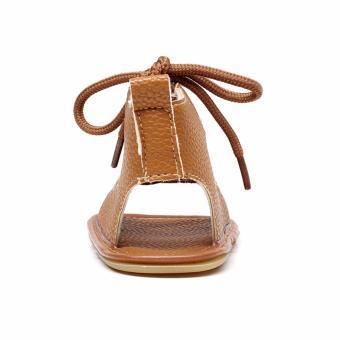 HengSong Baby Girls Toddler First Walker Shoes Roman Sandals(BrownSize 11) - Intl June 2018 - 2 HengSong Baby Girls Toddler First Walker Shoes Roman Sandals(BrownSize 11) - intl - 2