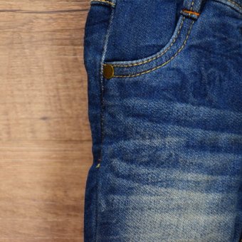 Infant Toddler Baby Boys&Girls Super Soft Denim Jeans HaremPants Jogger Trousers - Intl June 2018 - 3 Infant Toddler Baby Boys&Girls Super Soft Denim Jeans HaremPants Jogger Trousers - intl - 3